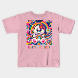 Care Bears Parody - Enjoy The Trip Kids T-Shirt